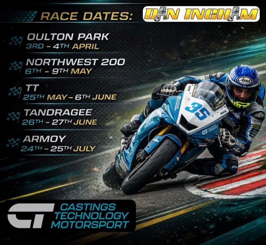 Dan ingham - Fixtures for 2026